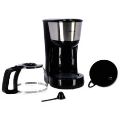 Inventum Koffiezetter 1.25l Zwart/rvs 10 Kopjes -Café 101 0855 3 1