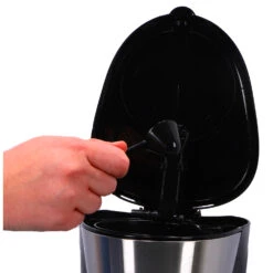 Inventum Koffiezetter 1.25l Zwart/rvs 10 Kopjes -Café 101 0855 4 1