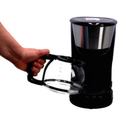 Inventum Koffiezetter 1.25l Zwart/rvs 10 Kopjes -Café 101 0855 5 1