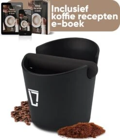 Leonomics Uitklopbak Voor Koffie En Espresso – Knockbox Van Ecologisch En Duurzaam Materiaal – Afklopbak Met Antislip Ring