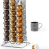 RVS Nespresso Capsule Houder Van Metaal Voor 48 Cups - Dispenser En Standaard 2 RVS Nespresso Capsule Houder Van Metaal Voor 48 Cups - Dispenser En Standaard -Café 1077x1200