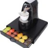 Merkloos Capsule Houder Voor 36 Dolce Gusto Cups - Espresso Koffie Pad En Cups Houder - Cupholder - Metaal - Koffie Pads - RVS - Lade