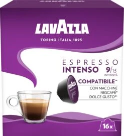 Lavazza Espresso Intenso Capsules - Geschikt Voor Dolce Gusto Apparaat - 16 Stuks X3 -Café 1095x1200