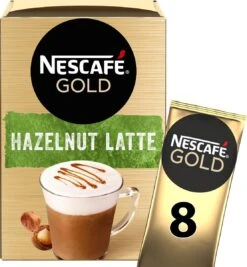 Nescafé Gold Hazelnoot Latte Oploskoffie - 6 Doosjes à 8 Zakjes -Café 1111x1200 2