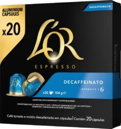 L'OR Espresso Decaffeinato (6) - 10 X 20 Koffiecups -Café 1128x1200 2