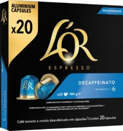 L'OR Espresso Decaffeinato (6) - 10 X 20 Koffiecups -Café 1129x1200 2