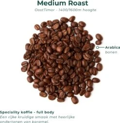 Soolong Sense Oost Timor Nr1000 Koffiebonen Smooth Lacau - Speciality Koffie Arabica Medium Roast Met Rijke Kruidige Smaak Met Heerlijke Ondertonen Van Karamel - Zak 250gram -Café 1174x1200