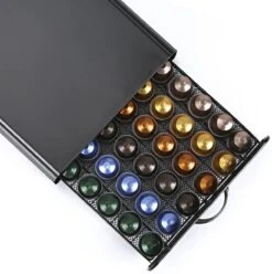 Adge - Capsule Houder Met Lade - Geschikt Voor Dolce Gusto - 36 Capsules - RVS - Zwart -Café 1194x1200 1