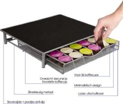 Capsulehouder Voor Dolce Gusto Met Lade - Koffiecups Houder Voor 36 Cups - Anti Slip 13 Capsulehouder Voor Dolce Gusto Met Lade - Koffiecups Houder Voor 36 Cups - Anti Slip -Café 1200x1021