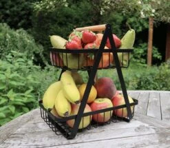 Chefs Cuisine Capsulehouder - Capsulehouder Nespresso - Capsulehouder Dolce Gusto - Opbergmand - Aanrecht Organizer – Zwart Roestvrij Staal -Café 1200x1045 1