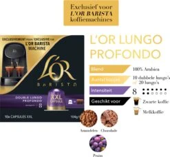 L'OR BARISTA XXL Lungo Profondo (8) - 5 X 10 Koffiecups -Café 1200x1107
