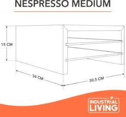 Industrial Living Capsulehouder Met Lade - Nespresso Capsule Houder Van Massief Hout - Cup Houder Geschikt Voor 48 Capsules - Cup Dispenser Koffie Capsule - Koffiecups Accessoires 11 Industrial Living Capsulehouder Met Lade - Nespresso Capsule Houder Van Massief Hout - Cup Houder Geschikt Voor 48 Capsules - Cup Dispenser Koffie Capsule - Koffiecups Accessoires -Café 1200x1107 3