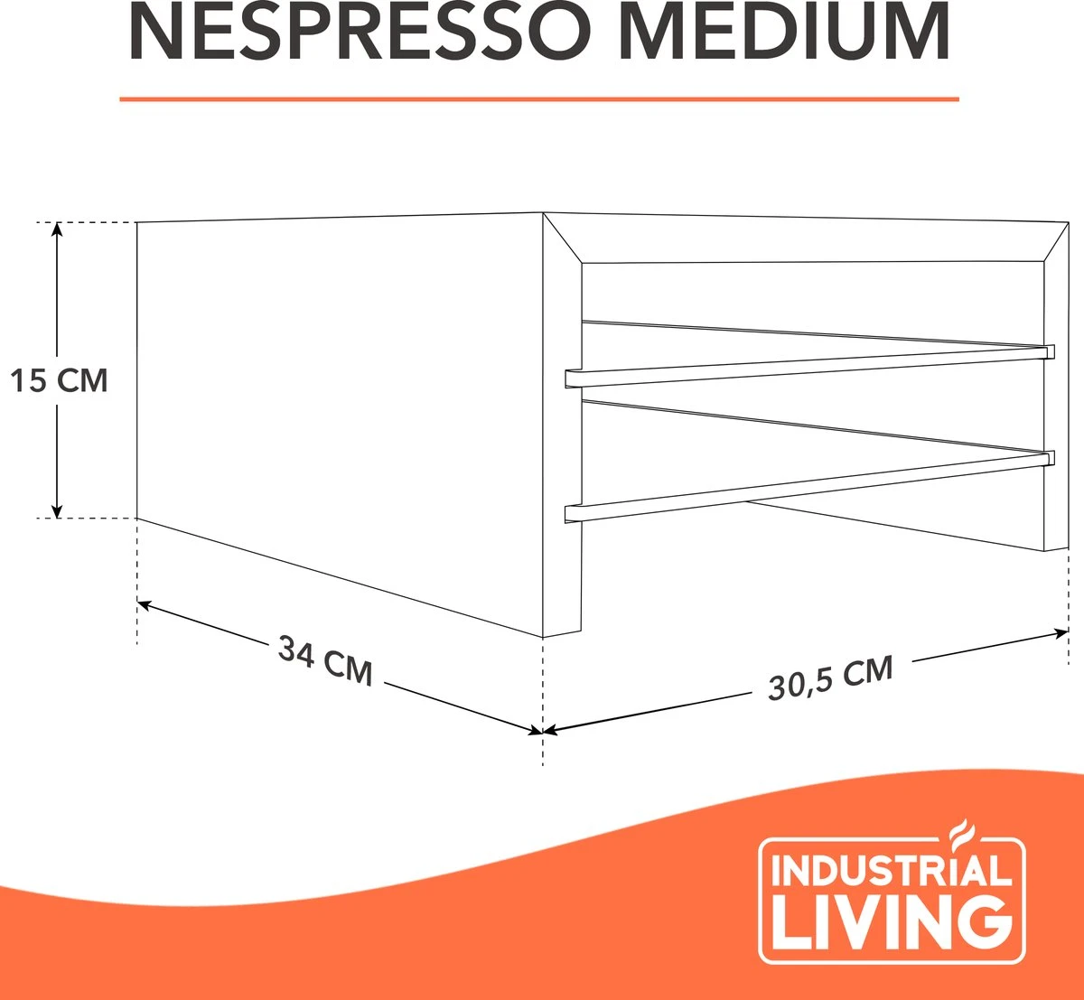Industrial Living Capsulehouder Met Lade - Nespresso Capsule Houder Van Massief Hout - Cup Houder Geschikt Voor 48 Capsules - Cup Dispenser Koffie Capsule - Koffiecups Accessoires 7 Industrial Living Capsulehouder Met Lade - Nespresso Capsule Houder Van Massief Hout - Cup Houder Geschikt Voor 48 Capsules - Cup Dispenser Koffie Capsule - Koffiecups Accessoires - Afbeelding 5