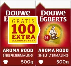 Douwe Egberts Aroma Rood Filterkoffie - Dubbelpak 6 X 1000 Gram -Café 1200x1121