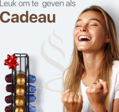 Capsulehouder - Capsulehouders Nespresso - 40 Cups - Koffiecups Houder - Zwart -Café 1200x1125