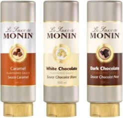 Monin Dessert Topping Dark Chocolate - 50 Cl -Café 1200x1146