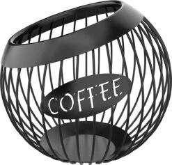 Kitch&Life Capsulehouder – Zwart – 30 Tot 40 Koffiecups - Koffiecups Houder – Organizer
