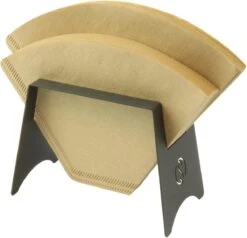 Seasonway Koffiefilterhouder Zwart - Dutch Design - Geschikt Voor Koffiefilters Nr. 2 & 4