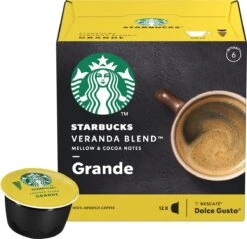 Starbucks By Dolce Gusto Capsules Veranda Grande Blonde Roast - 36 Koffiecups 9 Starbucks By Dolce Gusto Capsules Veranda Grande Blonde Roast - 36 Koffiecups -Café 1200x1159