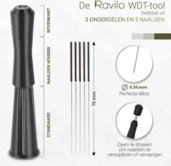 Ravilo® WDT Tool Compact Met 5 Naalden - Zwart - Espresso Distributie Tool - Weiss Distribution Technique - WDT Distribution Tool 11 Ravilo® WDT Tool Compact Met 5 Naalden - Zwart - Espresso Distributie Tool - Weiss Distribution Technique - WDT Distribution Tool -Café 1200x1163 1