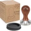 Navaris Koffie En Espresso Tamper - Stamper Voor Het Aandrukken Van Gemalen Koffie - Van Roestvrij Staal Met Aluminium Handvat - Ø 51 Mm 1 Navaris Koffie En Espresso Tamper - Stamper Voor Het Aandrukken Van Gemalen Koffie - Van Roestvrij Staal Met Aluminium Handvat - Ø 51 Mm -Café 1200x1174 5