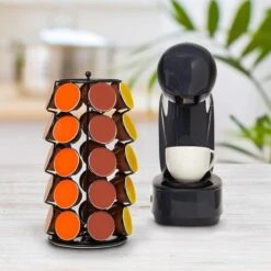 KitchenBrothers Capsulehouder - Dolce Gusto - 35 Cups - Draaibaar - Zwart -Café 1200x1200 271