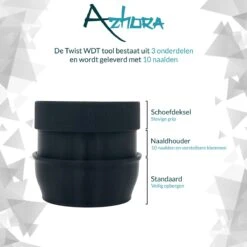 Azhora Twist WDT Tool Met 10 Naalden - Weiss Distribution Technique - Espresso Distributie Tool - Koffie Verdeler -Café 1200x1200 274