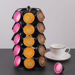 Adge - Capsule Houder Voor Dolce Gusto Cups - Koffie Houder En Standaard - 360º Draaibaar - 35 Capsules - Zwart -Café 1200x1200 296
