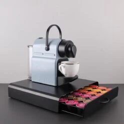 Adge - Capsule Houder Met Lade - Geschikt Voor Dolce Gusto - 36 Capsules - RVS - Zwart -Café 1200x1200 298