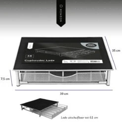 Capsulehouder Voor Dolce Gusto Met Lade - Koffiecups Houder Voor 36 Cups - Anti Slip 17 Capsulehouder Voor Dolce Gusto Met Lade - Koffiecups Houder Voor 36 Cups - Anti Slip -Café 1200x1200 368