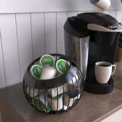 Kitch&Life Capsulehouder – Zwart – 30 Tot 40 Koffiecups - Koffiecups Houder – Organizer -Café 1200x1200 371