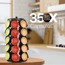 Capsulehouder - Capsulehouders Dolce Gusto - 35 Cups - Draaibaar - Koffiecups Houder - Zwart 13 Capsulehouder - Capsulehouders Dolce Gusto - 35 Cups - Draaibaar - Koffiecups Houder - Zwart -Café 1200x1200 379