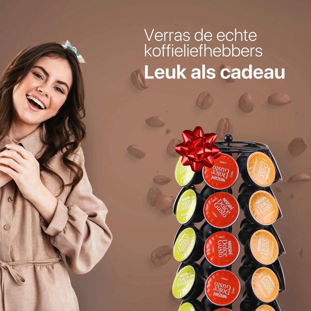 Capsulehouder - Capsulehouders Dolce Gusto - 35 Cups - Draaibaar - Koffiecups Houder - Zwart 8 Capsulehouder - Capsulehouders Dolce Gusto - 35 Cups - Draaibaar - Koffiecups Houder - Zwart - Afbeelding 6