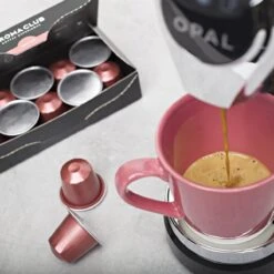 Aroma Club - Nespresso Compatible Capsules (120 St.) - No. 4 Fair Frank - Intensiteit 4/5 - Espresso - 100% Aluminium Koffiecups -Café 1200x1200 40