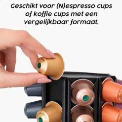 Capsulehouder Voor 80 Nespresso Koffiecups - Nespresso Cups - Koffiecups Houder - 360º Draaibaar Zwart -Café 1200x1200 421