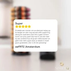 Capsulehouder Voor 80 Nespresso Koffiecups - Nespresso Cups - Koffiecups Houder - 360º Draaibaar Zwart -Café 1200x1200 425