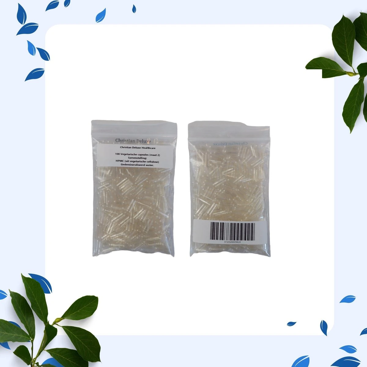 Christian Deluxe - 100 Stuks Lege Capsules - MAAT 2 - Vegetarische Capsules 7 Christian Deluxe - 100 Stuks Lege Capsules - MAAT 2 - Vegetarische Capsules - Afbeelding 5