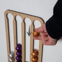 Jooba Capsulehouder Nespresso - Koffiecups Houder - Wandhouder - Hout - 40 Capsules - Cuphouder 21 Jooba Capsulehouder Nespresso - Koffiecups Houder - Wandhouder - Hout - 40 Capsules - Cuphouder -Café 1200x1200 531