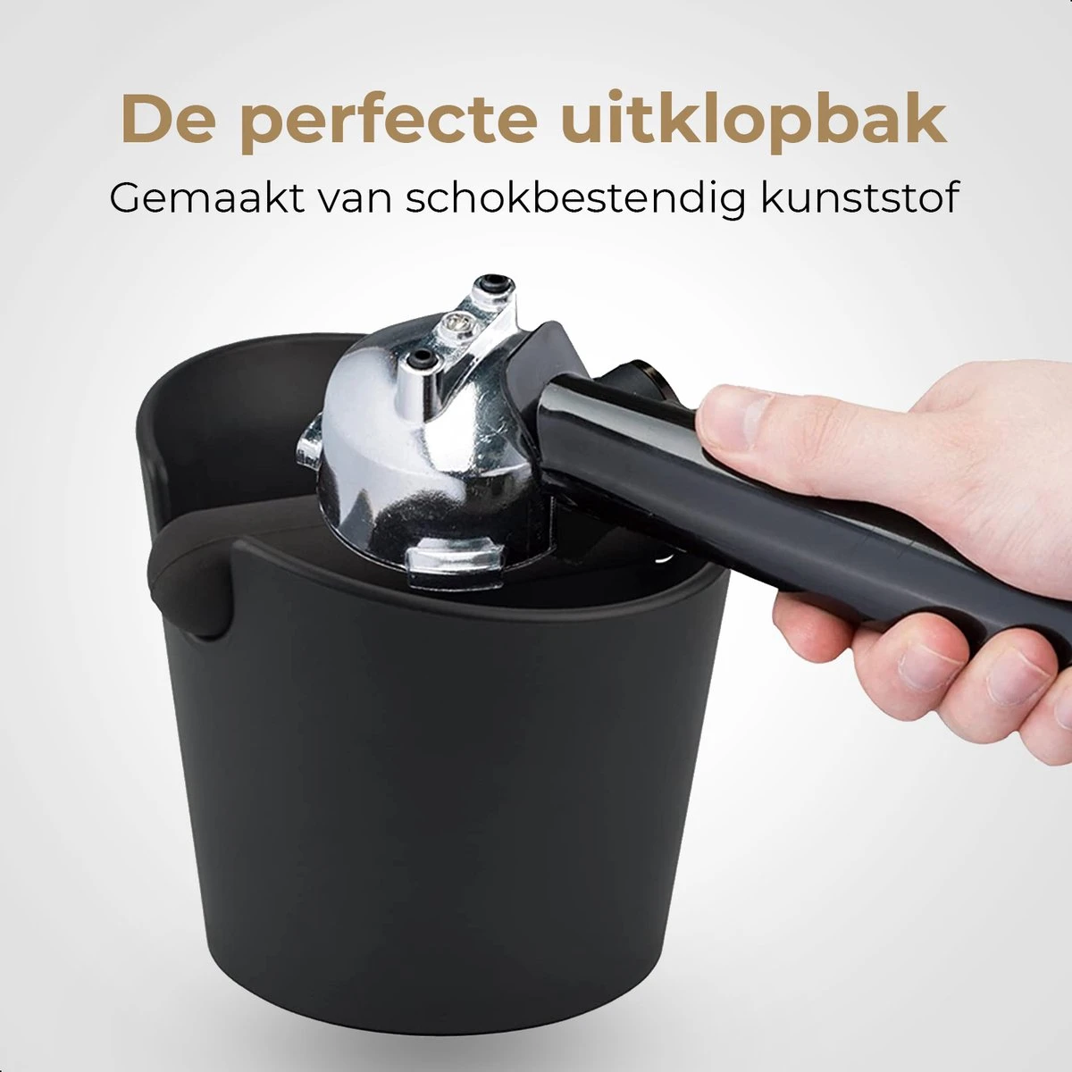 Dayshake Uitklopbak Koffie - Knockbox - Afklopbak - Uitkloplade - Barista - Espresso - Koffiemachine - Accessoires - Accesoires 4 Dayshake Uitklopbak Koffie - Knockbox - Afklopbak - Uitkloplade - Barista - Espresso - Koffiemachine - Accessoires - Accesoires - Afbeelding 2