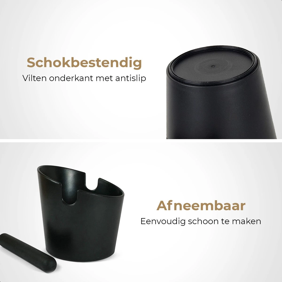 Dayshake Uitklopbak Koffie - Knockbox - Afklopbak - Uitkloplade - Barista - Espresso - Koffiemachine - Accessoires - Accesoires 7 Dayshake Uitklopbak Koffie - Knockbox - Afklopbak - Uitkloplade - Barista - Espresso - Koffiemachine - Accessoires - Accesoires - Afbeelding 5