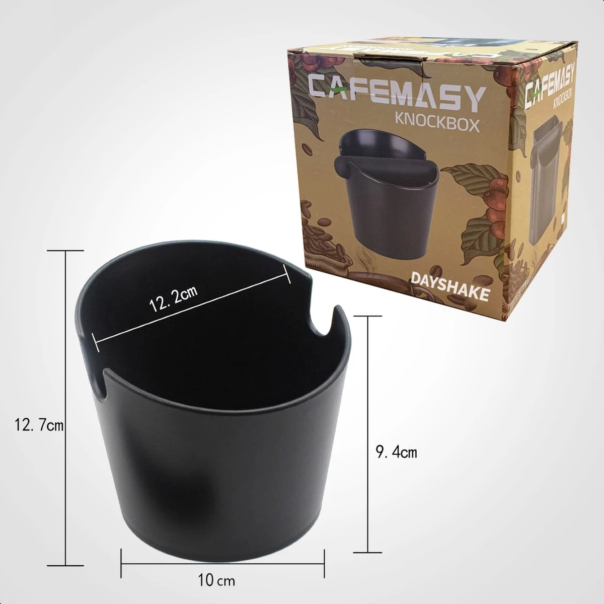 Dayshake Uitklopbak Koffie - Knockbox - Afklopbak - Uitkloplade - Barista - Espresso - Koffiemachine - Accessoires - Accesoires 8 Dayshake Uitklopbak Koffie - Knockbox - Afklopbak - Uitkloplade - Barista - Espresso - Koffiemachine - Accessoires - Accesoires - Afbeelding 6