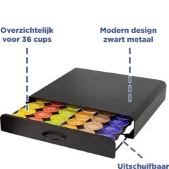 Luxe Dolce Gusto Capsule Houder - Cuphouder - 36 Stuks - Zwart -Café 1200x1200 601