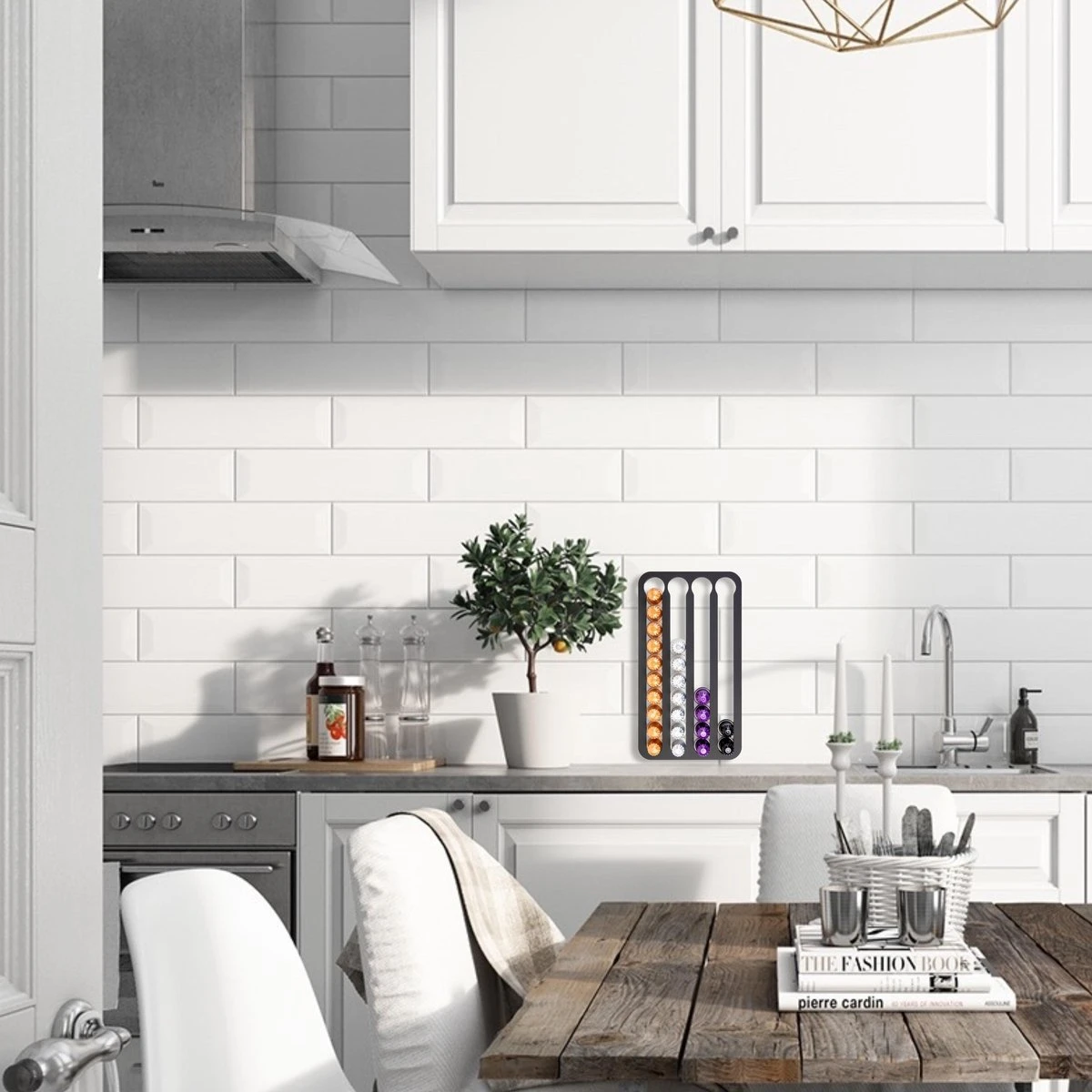 Jooba Capsulehouder Nespresso - Koffiecups Houder - Wandhouder - Mat Zwart- 40 Capsules - Cuphouder 9 Jooba Capsulehouder Nespresso - Koffiecups Houder - Wandhouder - Mat Zwart- 40 Capsules - Cuphouder - Afbeelding 7