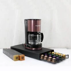 Nespresso Capsulehouder - Capsulehouder Nespresso - Nespresso - Nespresso Cuphouder - Cuphouder Nespresso - Lade - Koffie - Zwart - 40 Capsules -Café 1200x1200 640