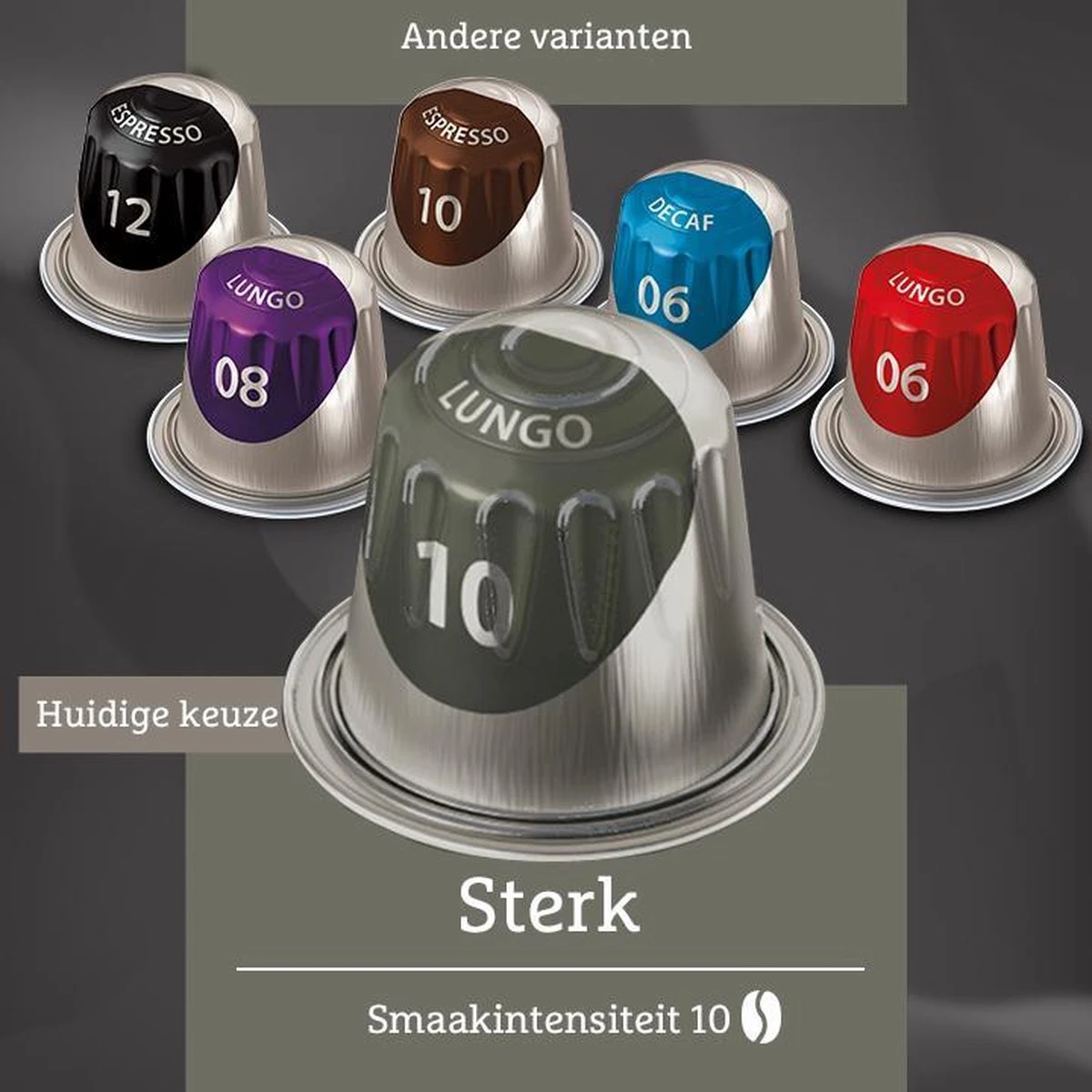 Douwe Egberts Lungo Sterk (10) - 10 X 20 Koffiecups 6 Douwe Egberts Lungo Sterk (10) - 10 X 20 Koffiecups - Afbeelding 4