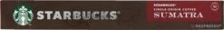 Starbucks By Nespresso Sumatra Espresso Dark Roast Capsules - 120 Koffiecups -Café 1200x159 1