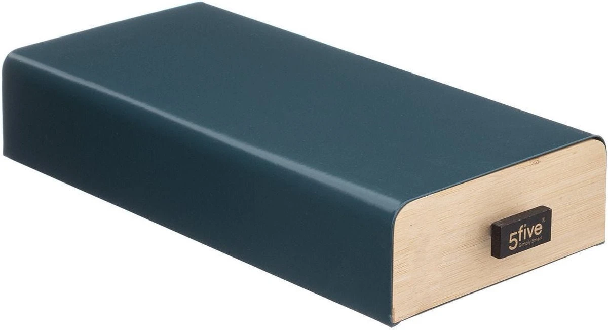 Koffie Cup/capsule Houder/dispenser Lade Bamboe Hout/metaal Blauw 30 Capsules - Koffiecups Ladekastje Nespresso/dolce Gusto 3 Koffie Cup/capsule Houder/dispenser Lade Bamboe Hout/metaal Blauw 30 Capsules - Koffiecups Ladekastje Nespresso/dolce Gusto