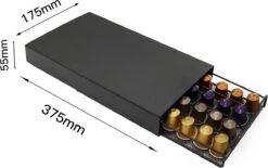 Nespresso Capsulehouder - Capsulehouder Nespresso - Nespresso - Nespresso Cuphouder - Cuphouder Nespresso - Lade - Koffie - Zwart - 40 Capsules -Café 1200x753