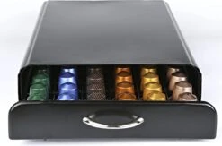 Adge - Capsule Houder Met Lade - Geschikt Voor Dolce Gusto - 36 Capsules - RVS - Zwart -Café 1200x790