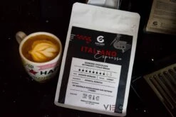 Italiano Espresso Honey Process Vietnamese Koffiebonen Aanbieding 250g GAIA Cafe -Café 1200x800 9